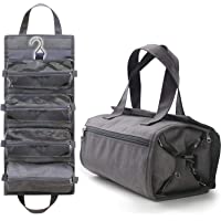 Los mejores  - Neceser de Viaje Colgante para Hombre o Mujer - La Bolsa de Aseo Impermeable es un Organizador de Viaje 4 en 1 con…